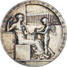Frankrijk, Medaille, Banque, Agents de Change de Paris, 1898, O.Roty, ZF+