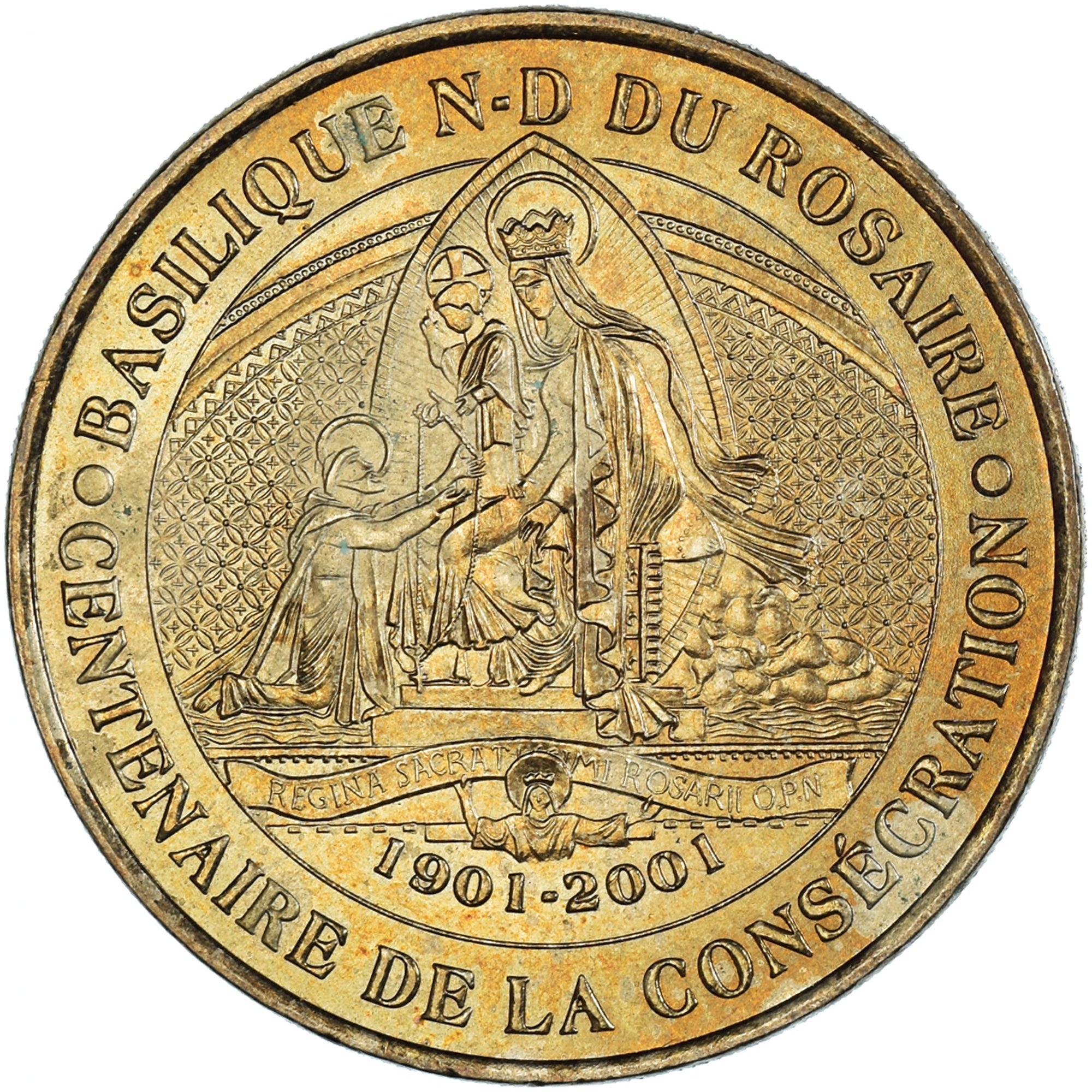 Frankreich, betaalpenning, Touristic token, Sanctuaire de Notre Dame du Rosaire