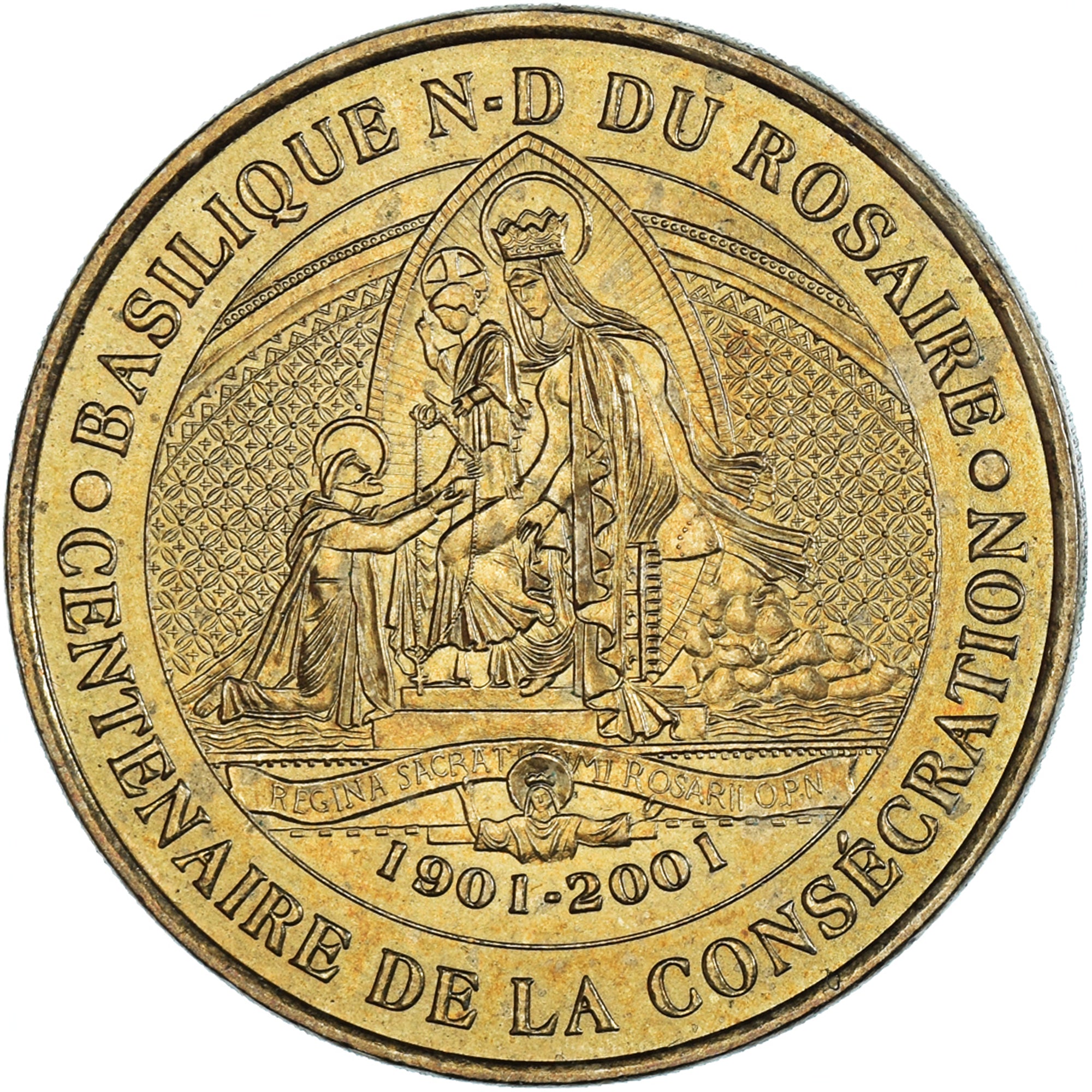 Frankreich, betaalpenning, Touristic token, Sanctuaire de Notre Dame du Rosaire