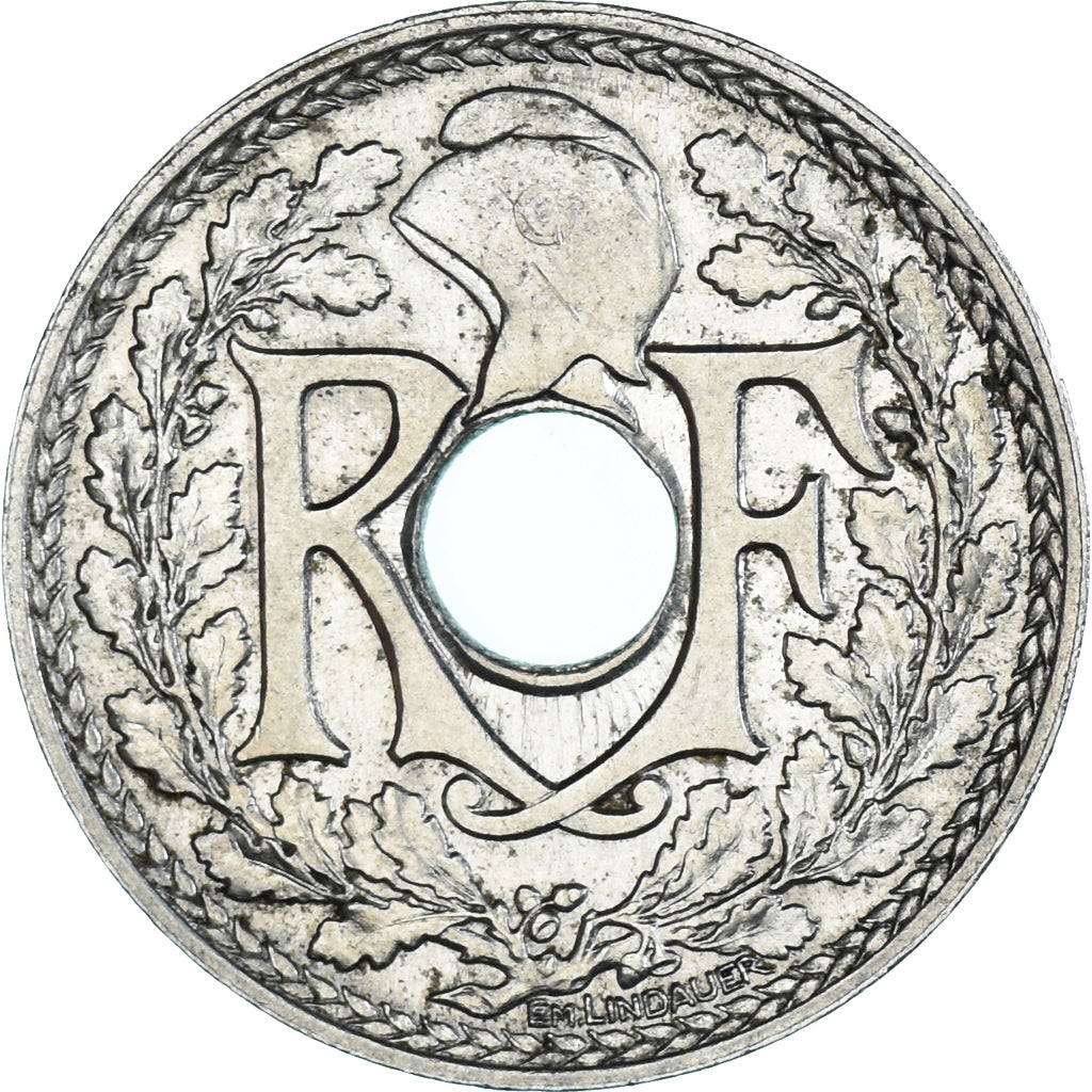 Coin, France, Lindauer, 25 Centimes, 1917, AU(55-58), Nickel, KM:867
