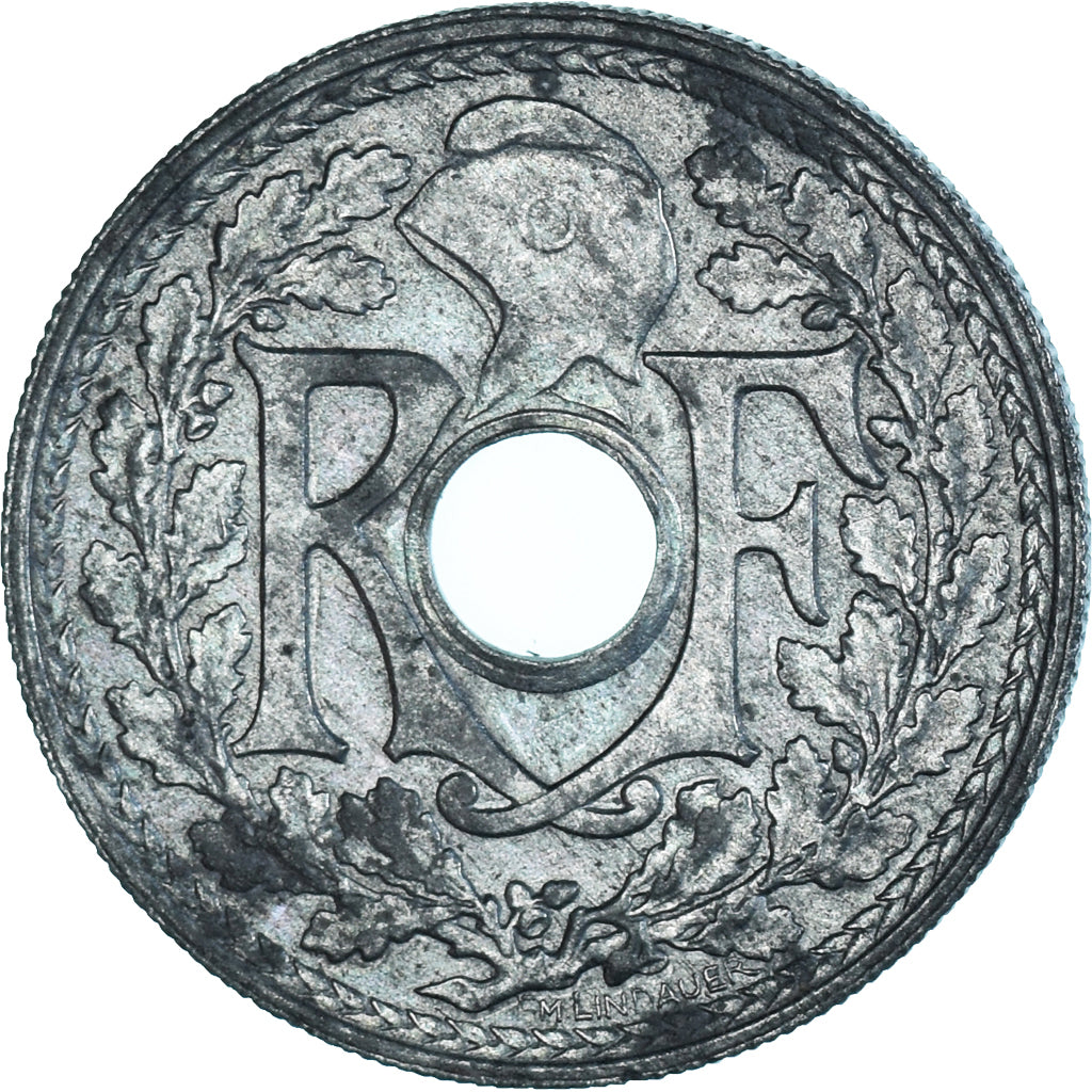 Moneta, Francja, Lindauer, 20 Centimes, 1945, Castelsarrasin, EF(40-45), Cynk
