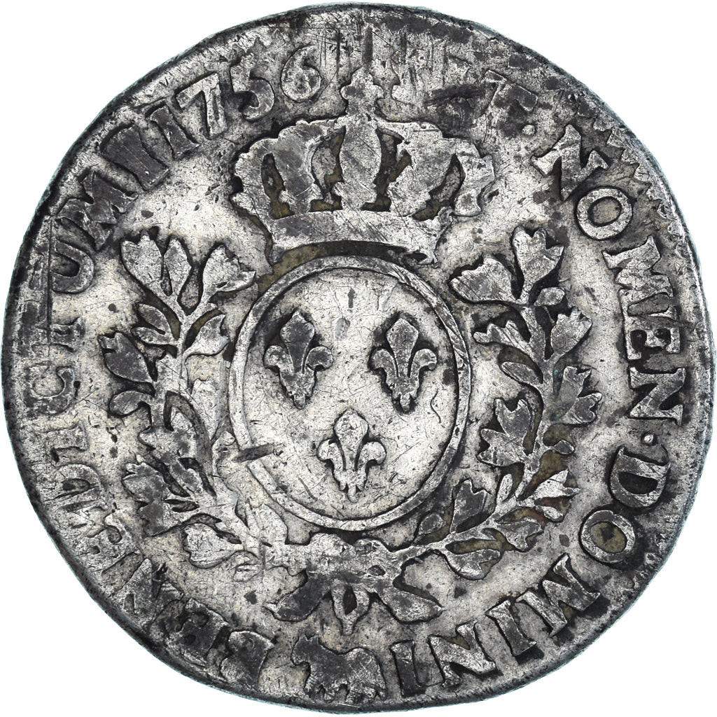 Münze, Frankreich, Louis XV, 1/2 Écu de Béarn au bandeau, 1/2 ECU, 44 Sols