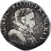 Monnaie, France, Henri II, Teston, 1554, Lyon, 1st Type, TB, Argent