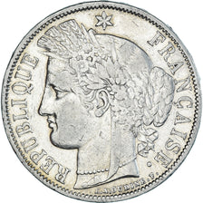 Münze, Frankreich, Cérès, 5 Francs, 1870, Paris, S+, Silber, KM:819