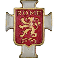 Italy, Rome, Broche, Excellent Quality, Gilt Metal, 39 X 31