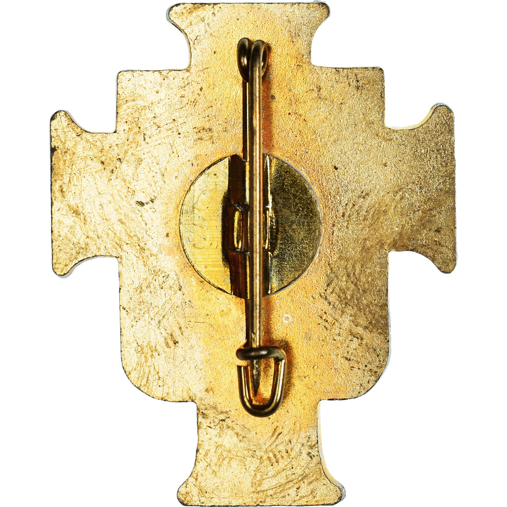 Italy, Rome, Broche, Excellent Quality, Gilt Metal, 39 X 31
