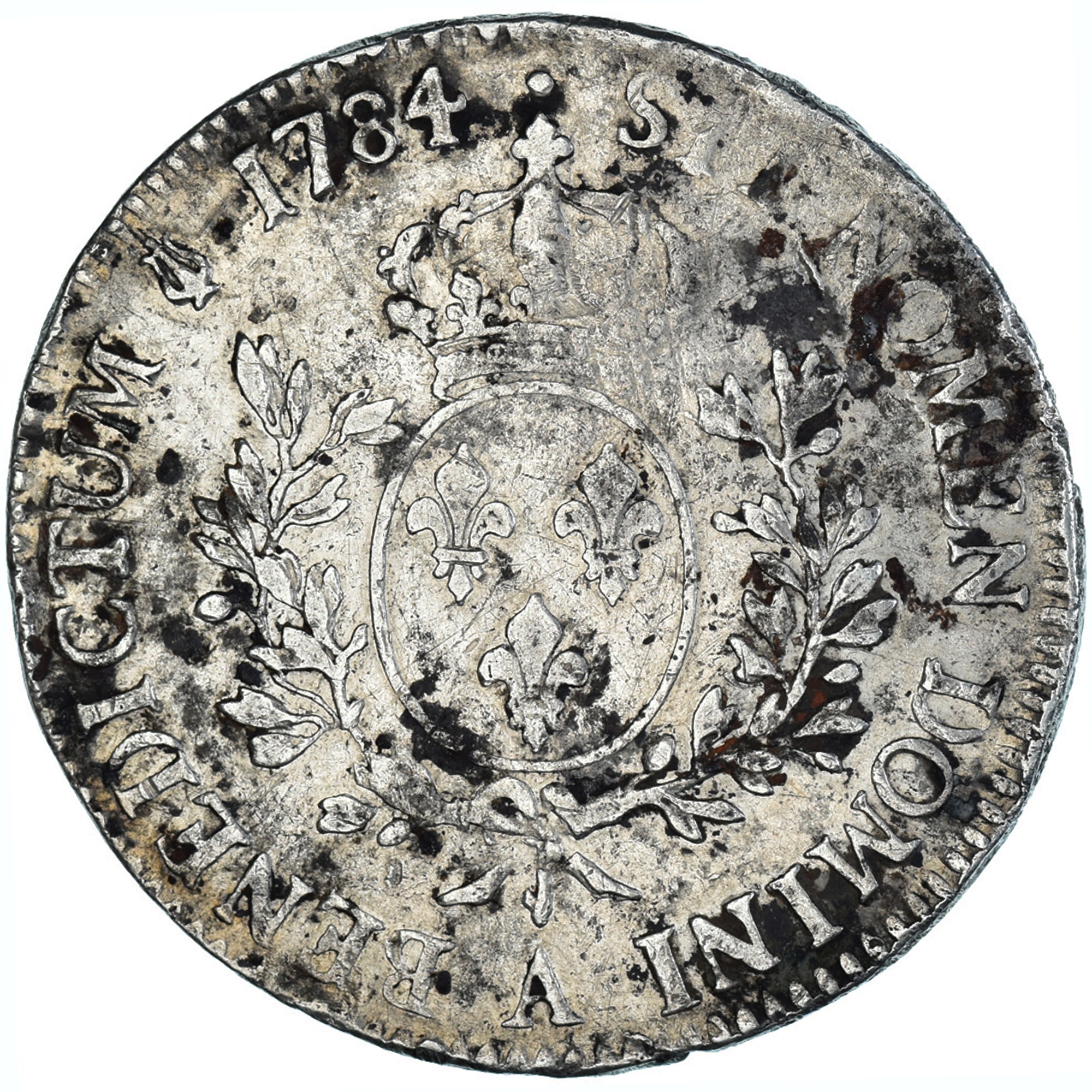 Coin, France, Louis XVI, Écu aux branches d'olivier, Ecu, 1784, Paris