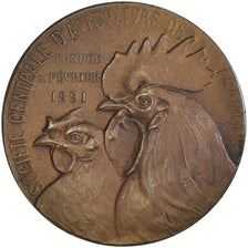 Francja, medal, Société Centrale d'Aviculture de France, Agriculture, 1891
