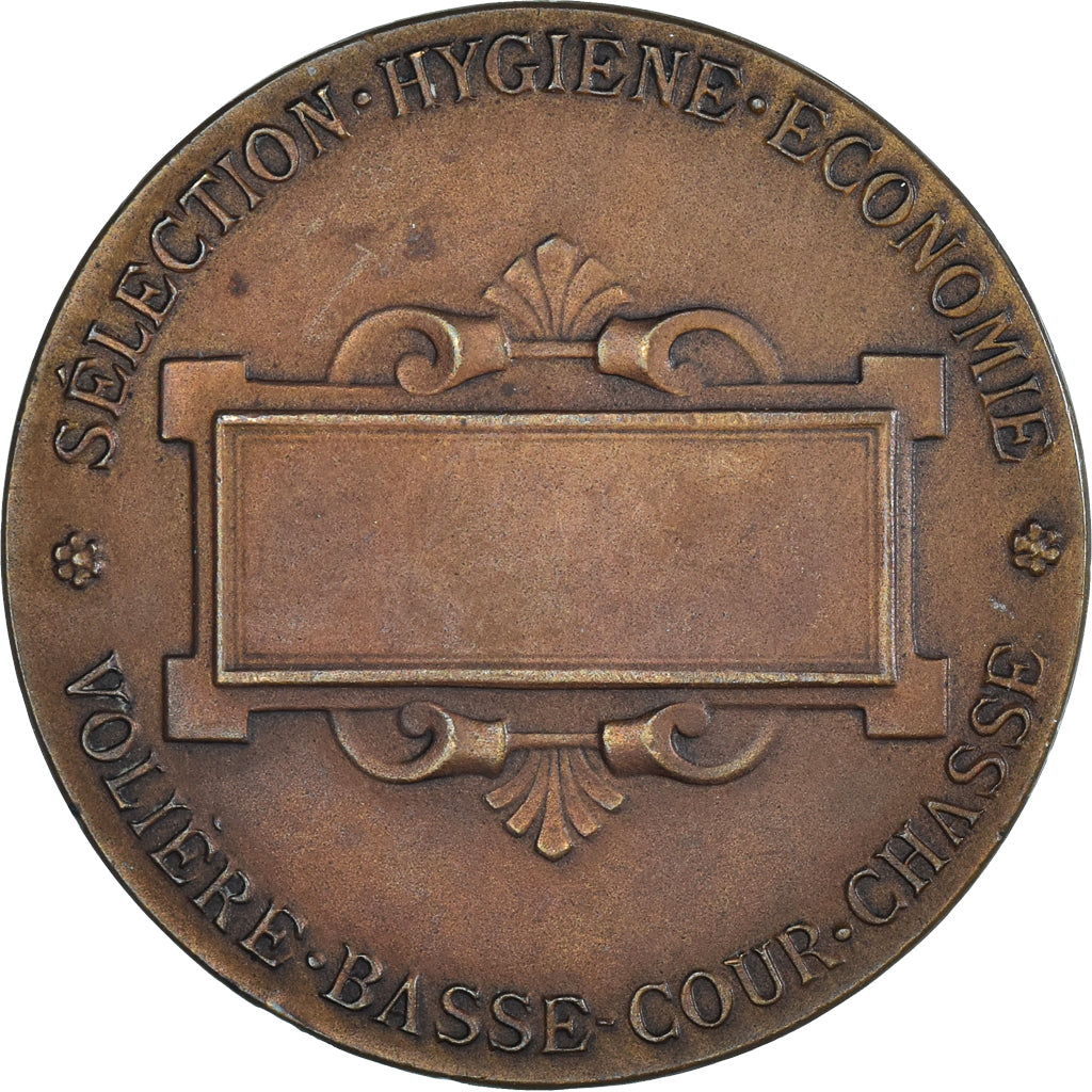 Francja, medal, Société Centrale d'Aviculture de France, Agriculture, 1891