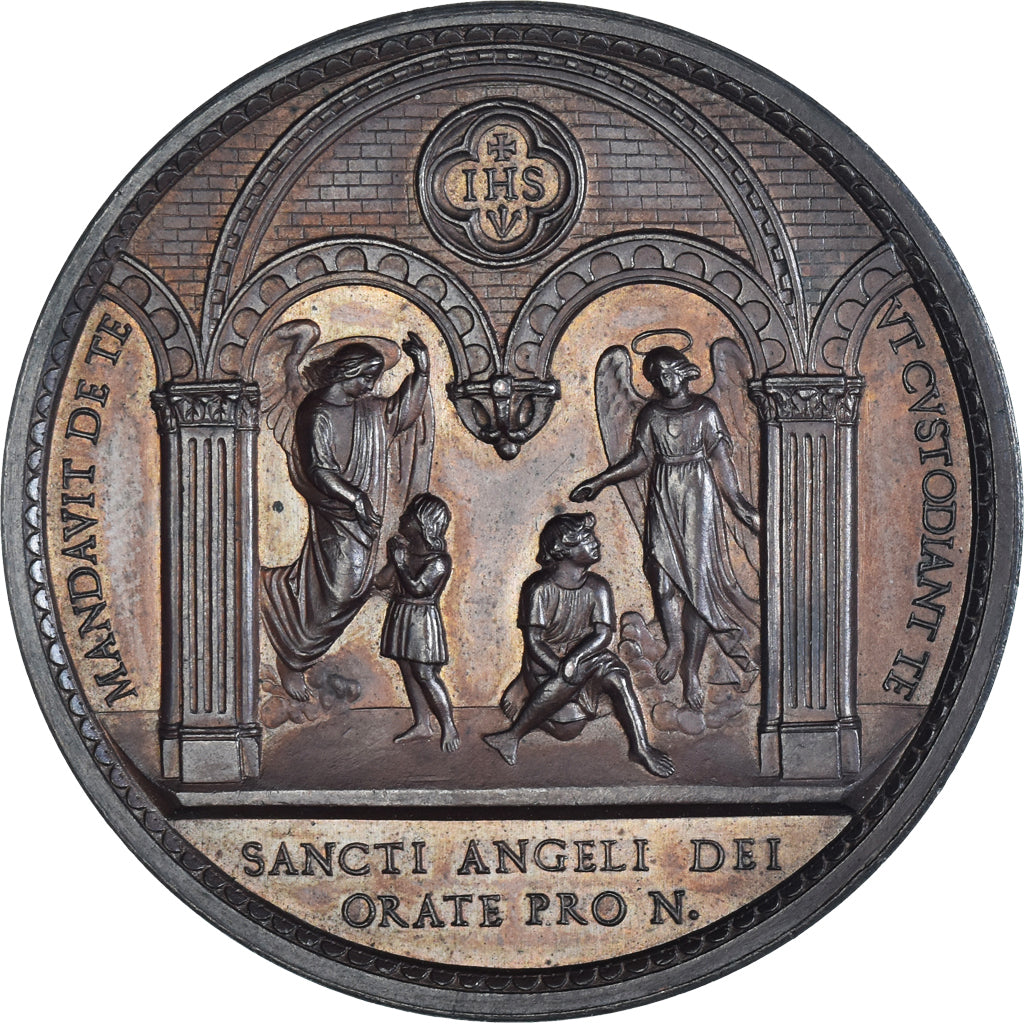 France, Médaille, Napoléon III, Saint Ange Gardien, Religions & beliefs