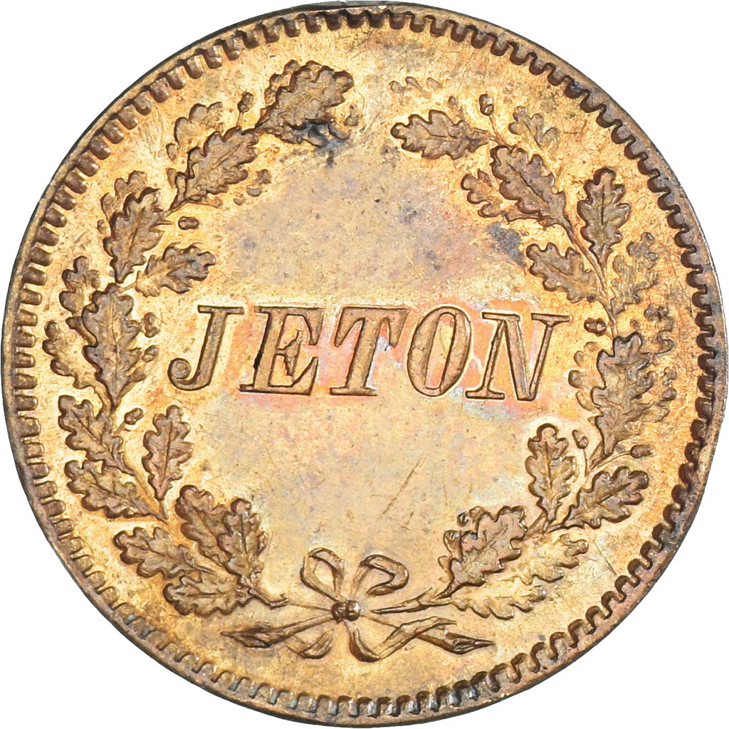 Germany, Token, Jeu, Spiel Marke, Deutscher Kaiser, Leasure, AU(55-58), Brass