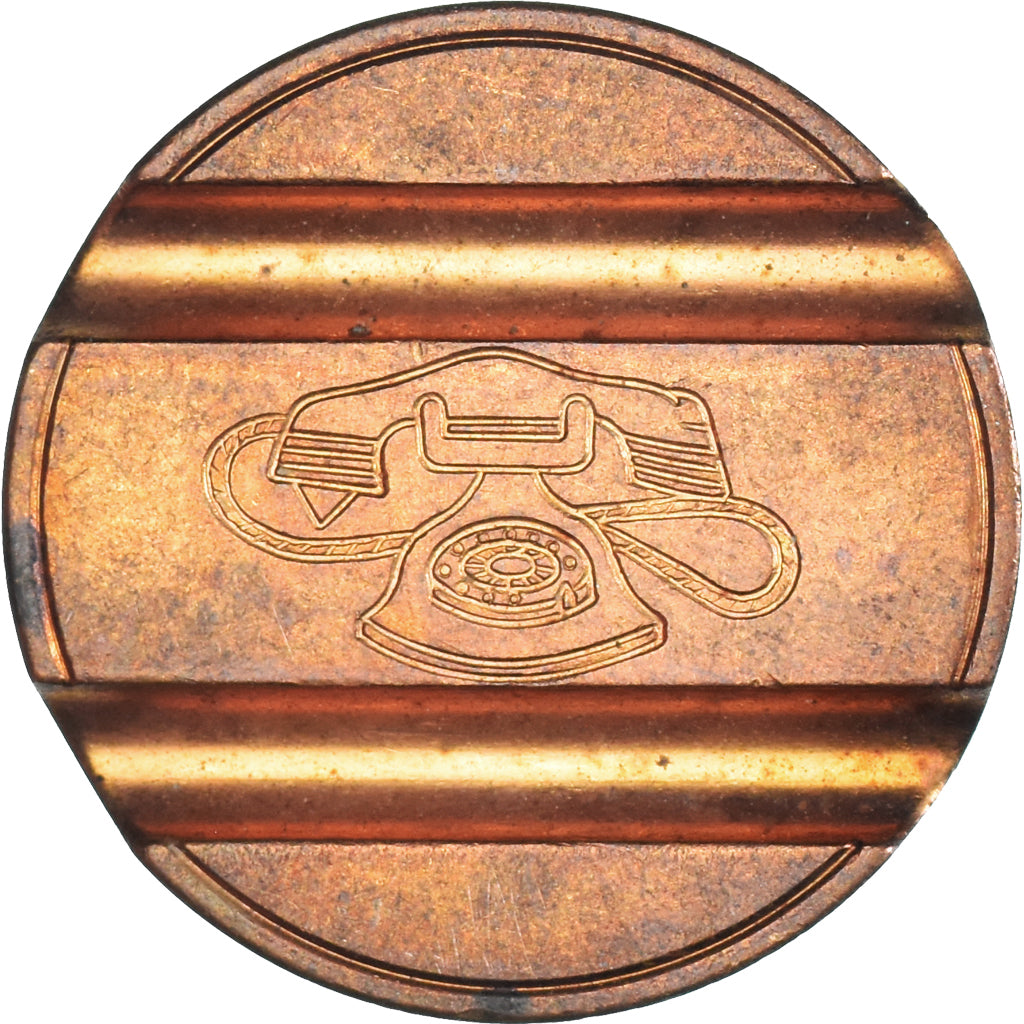 Italy, Token, Gettone Telefonico, MS(63), Copper