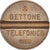 Italien, betaalpenning, Gettone Telefonico, SS+, Kupfer