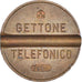 Włochy, Token, Gettone Telefonico, AU(50-53), Miedź
