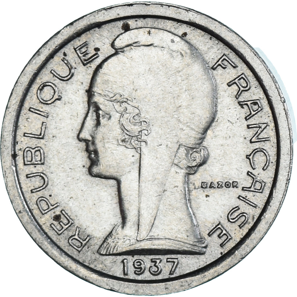 France, Jeton, PTT Téléphone Public, Marianne, 1937, Bazor, SPL, Cupro-nickel