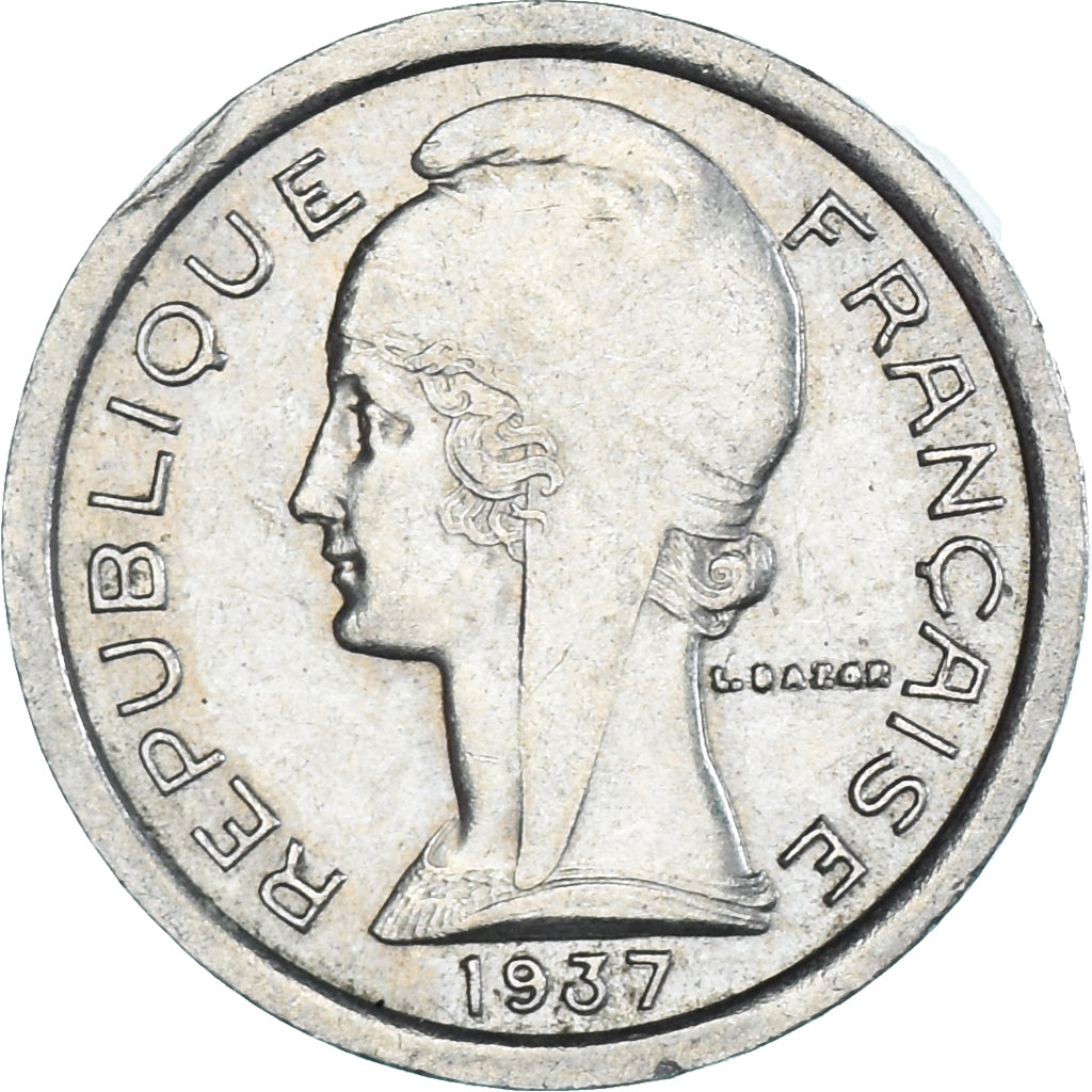 Frankreich, betaalpenning, PTT Téléphone Public, Marianne, 1937, Bazor, UNZ