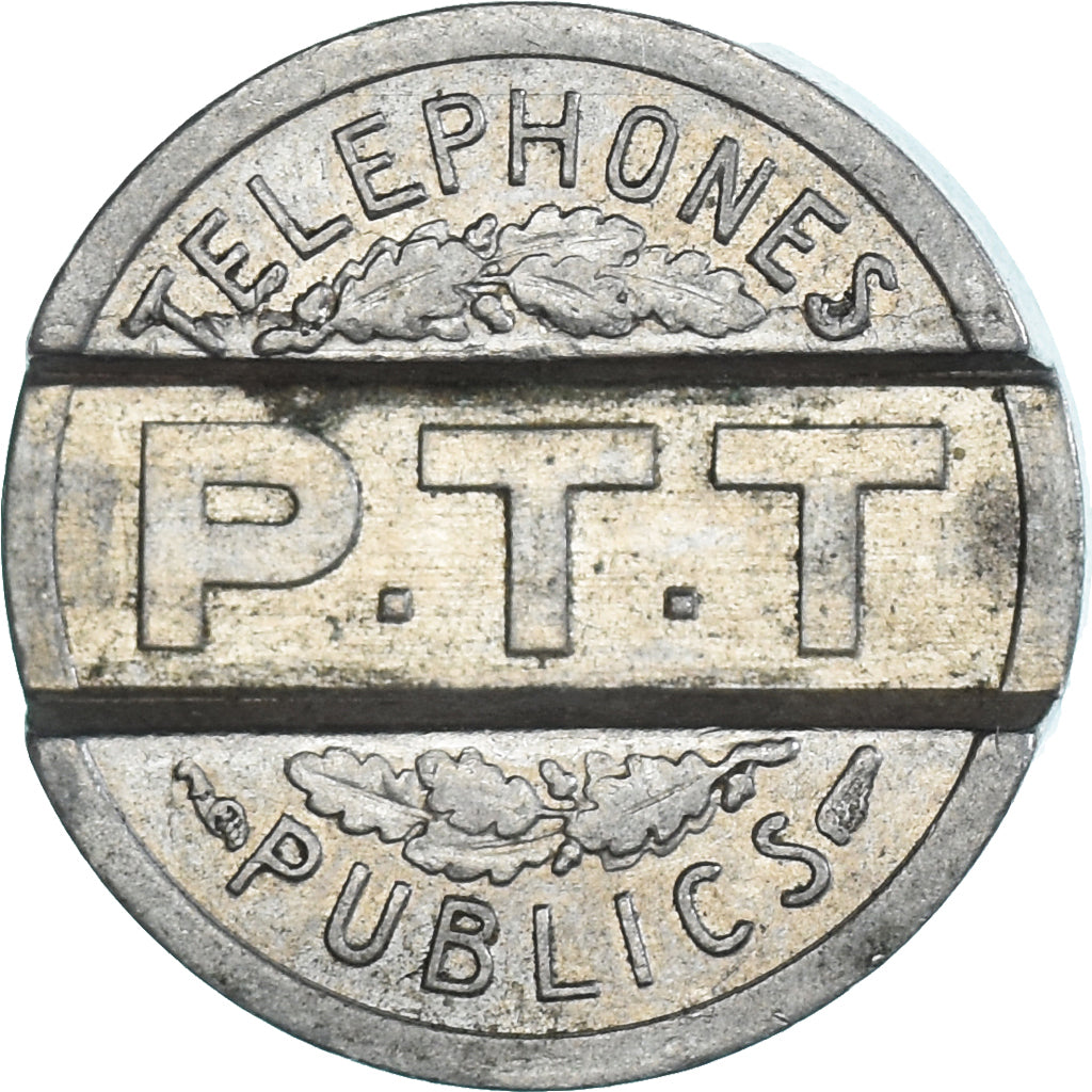 France, Jeton, PTT Téléphone Public, Marianne, 1937, Bazor, TTB+, Cupro-nickel