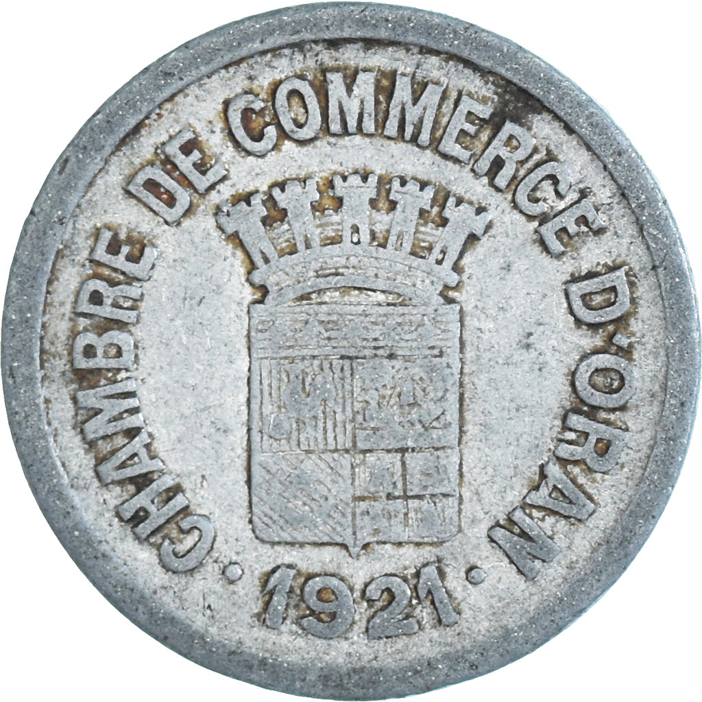 Munten, Algerije, Chambre de Commerce, ,, Oran, 5 Centimes, 1921, ZF, Aluminium