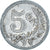 Moneda, Algeria, Chambre de Commerce, ,, Oran, 5 Centimes, 1921, MBC, Aluminio