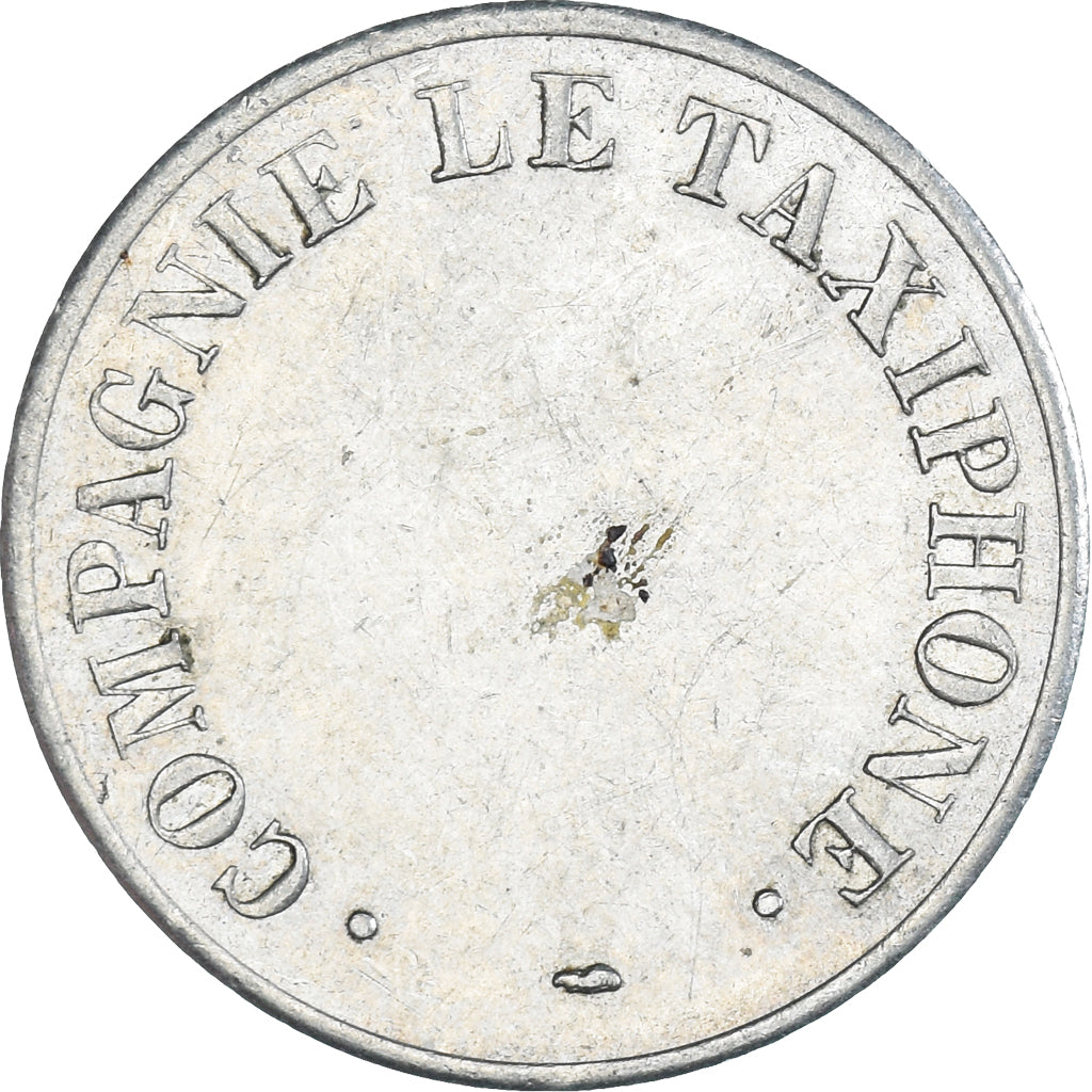 France, Token, Compagnie le Taxiphone, Society, AU(50-53), Copper-nickel