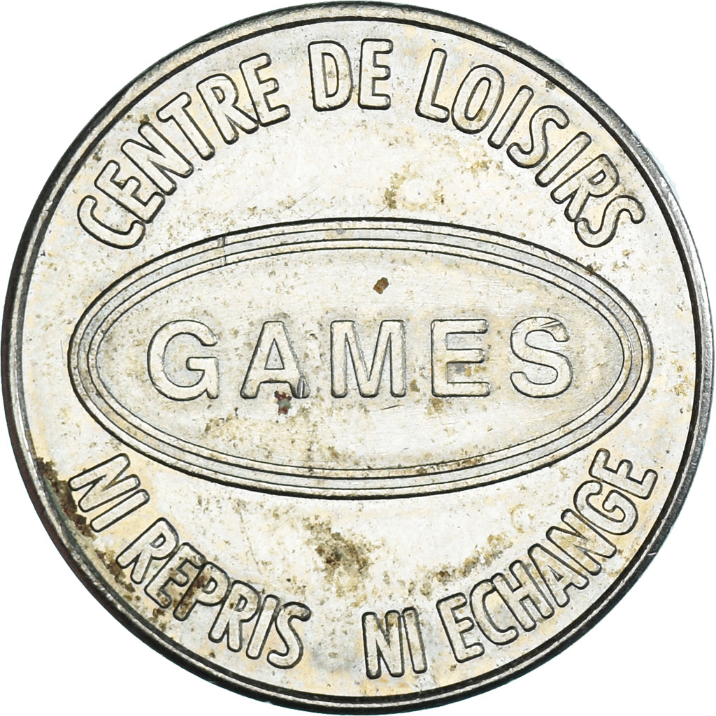 France, Token, Centre de Loisir, Games, Leasure, AU(55-58), Copper-nickel