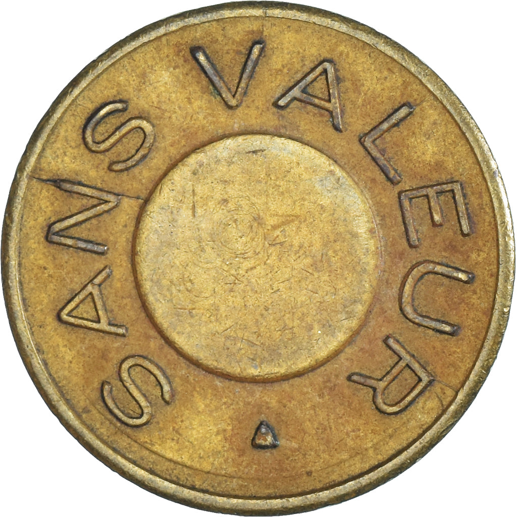 France, Token, Amusement, Sans valeur, Leasure, Jeu, EF(40-45), Brass