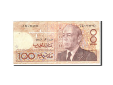 Billete, 100 Dirhams, 1987, Marruecos, KM:65b, Undated, BC
