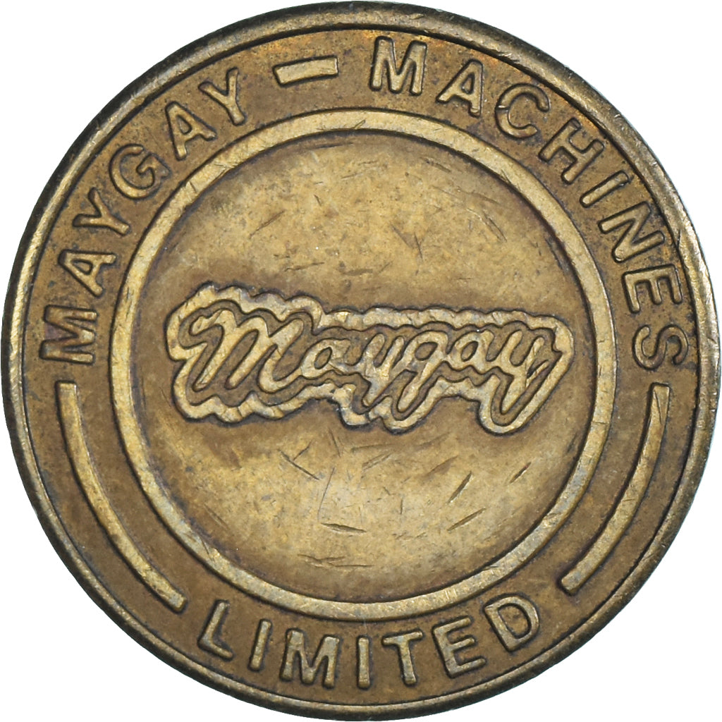 United Kingdom, Token, Gaming, Maygay Machines Limited, 20 Pence, EF(40-45)