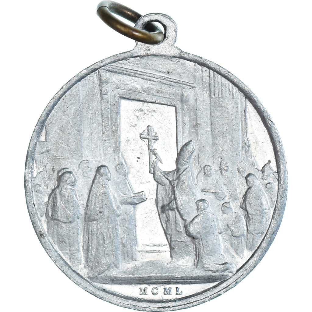 Vaticano, medalha, Pie XII, Crenças e religiões, 1950, AU(55-58), Alumínio