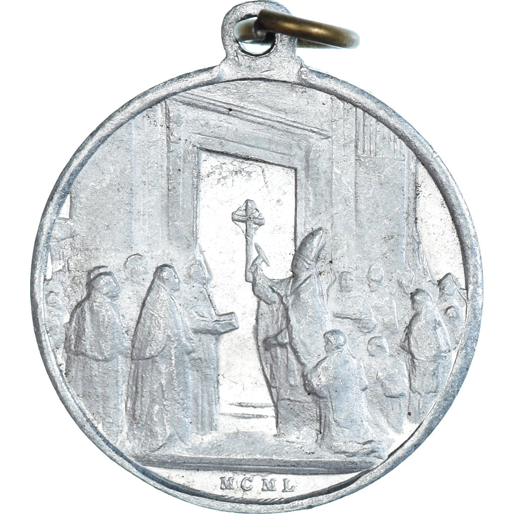 Vatican, Medal, Pie XII, Religions & beliefs, 1950, MS(60-62), Aluminium