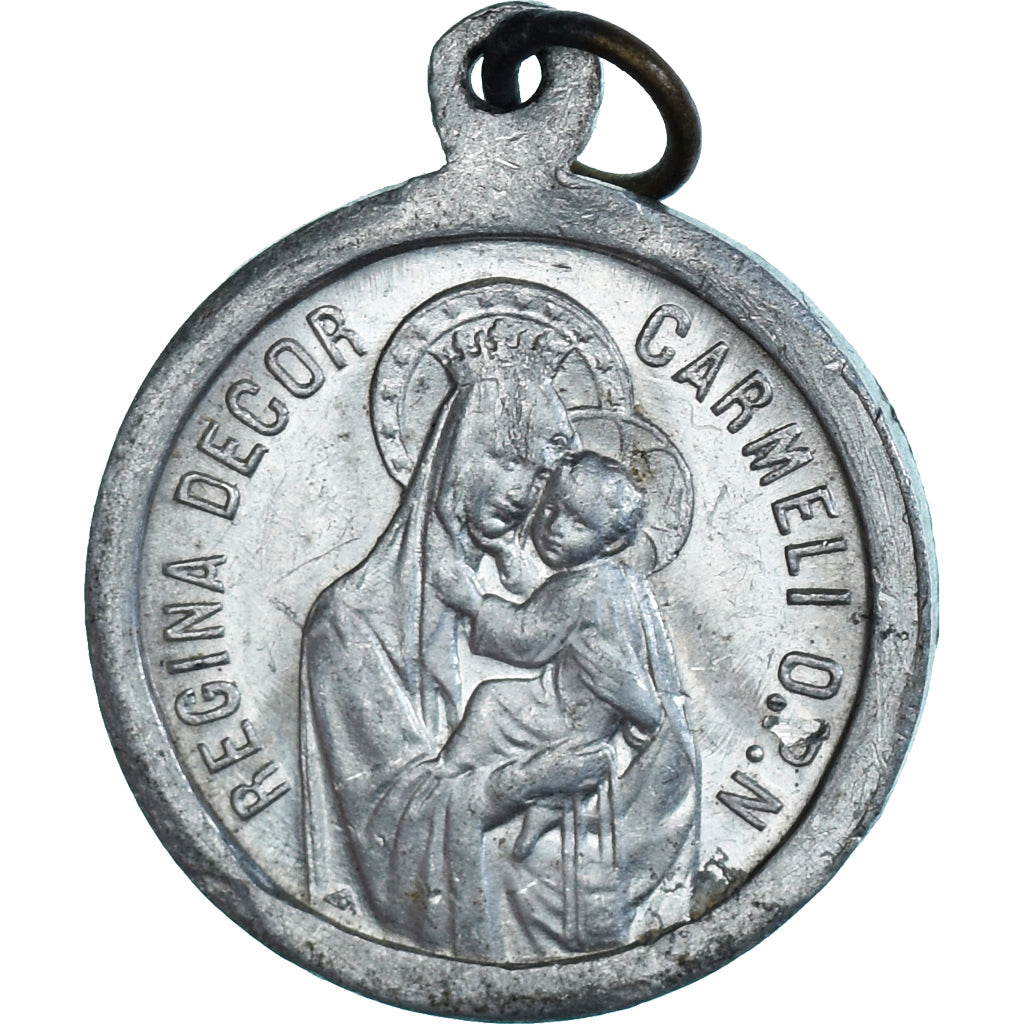France, Médaille, Virgo Carmeli, Religions & beliefs, TTB+, Aluminium