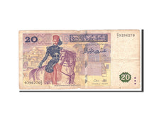 Banknot, Tunisia, 20 Dinars, 1992, 1992-11-07, KM:88, VG(8-10)