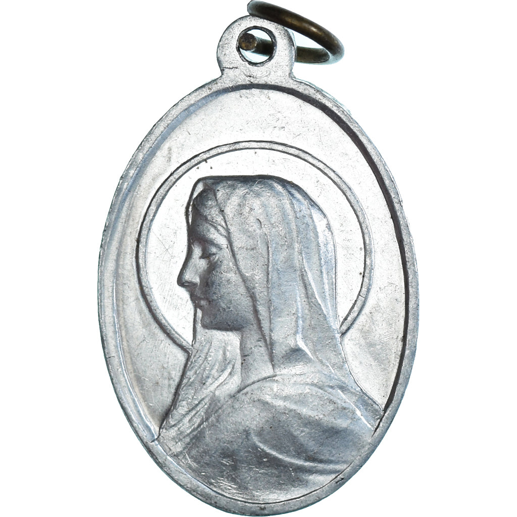 Frankreich, Medaille, Notre Dame de Lourdes, Religions & beliefs, VZ, Aluminium
