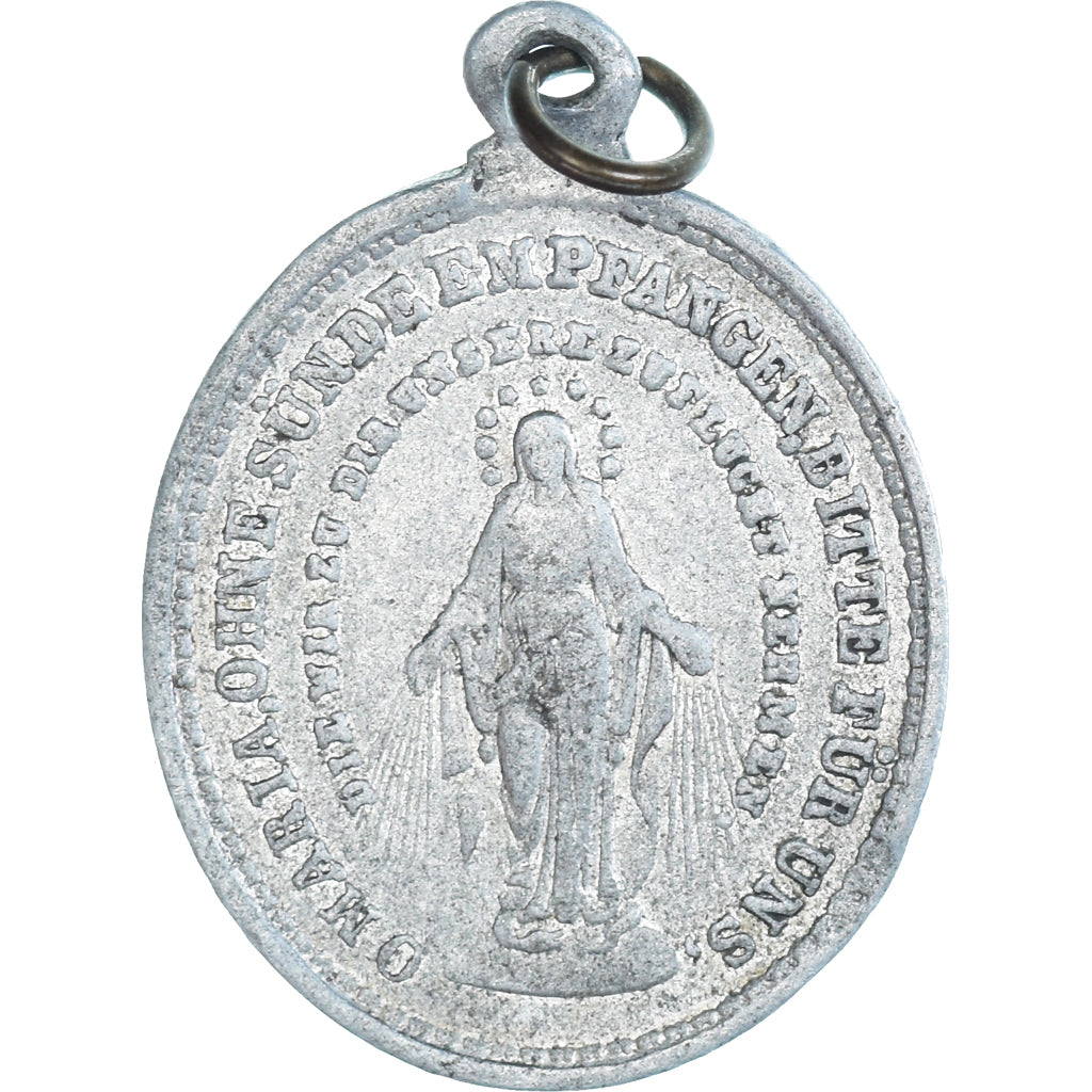 Alemania, medalla, Religion, Marie Conçue sans Péché, BC+, Aluminio