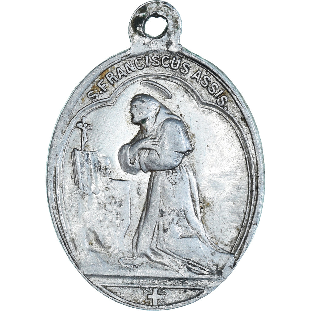 Frankreich, Medaille, Saint François d'Assise, Religions & beliefs, Bulle, SS