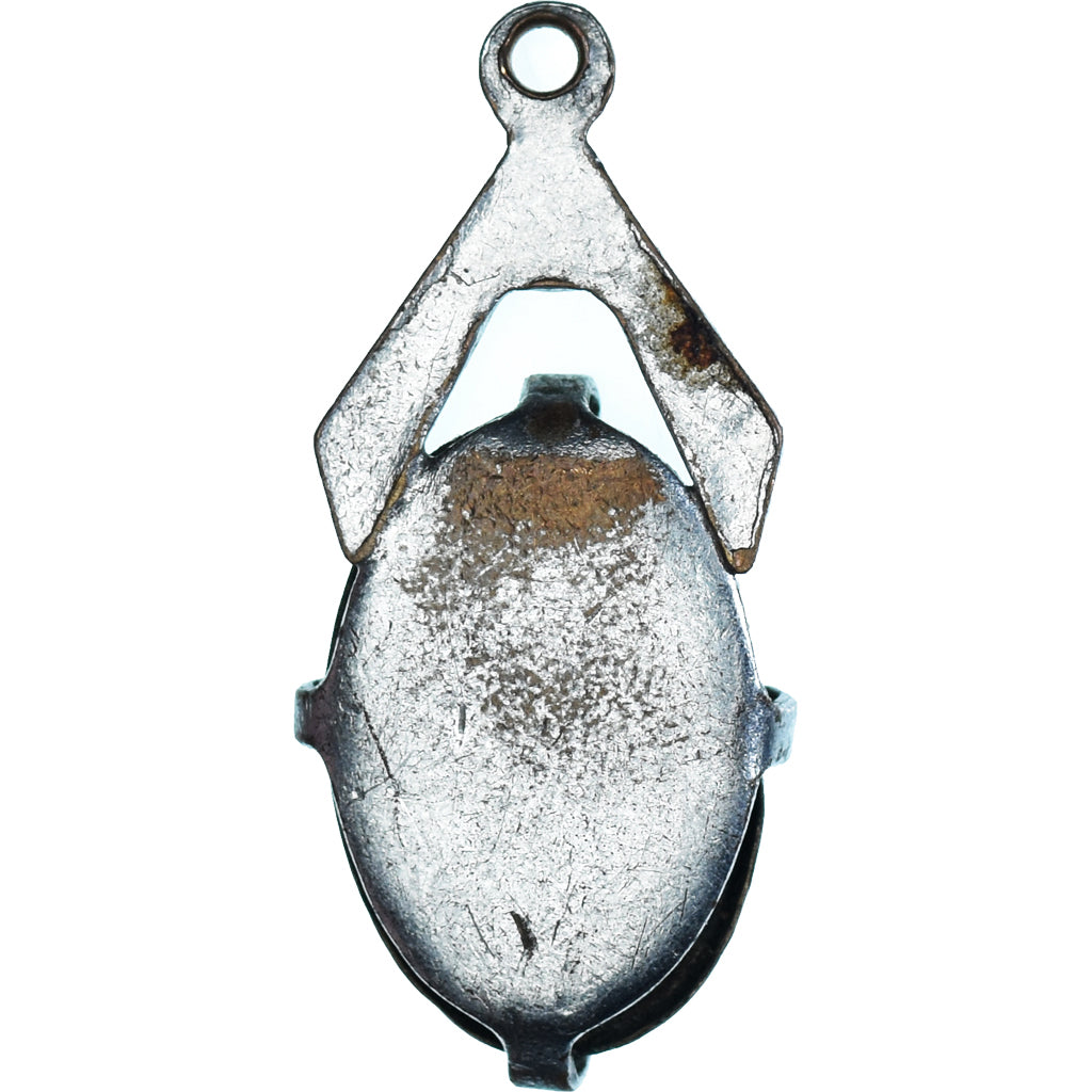 France, Medal, Religion, Marie, Emaillée, VF(30-35), Silvered Metal