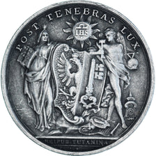 Schweiz, Broche, Post Tenebras Lux, Religions & beliefs, Genève, SS+, Aluminium