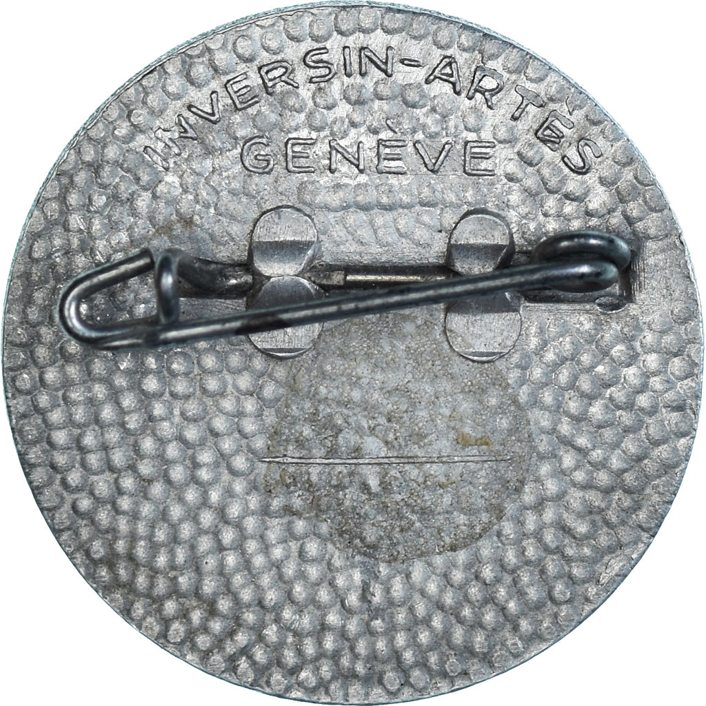 Schweiz, Broche, Post Tenebras Lux, Religions & beliefs, Genève, SS+, Aluminium