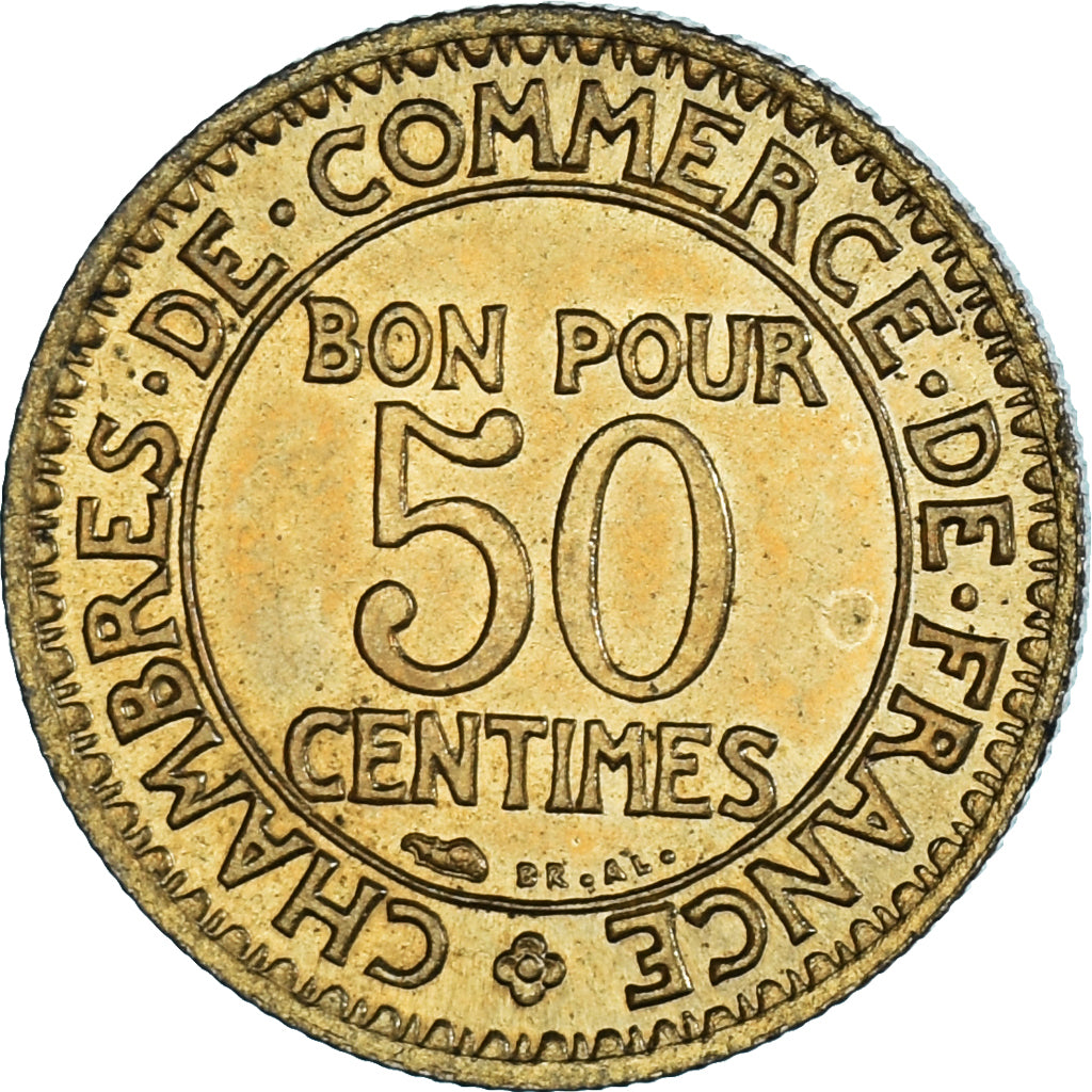 Coin, France, Chambre de commerce, 50 Centimes, 1926, Paris, MS(63)