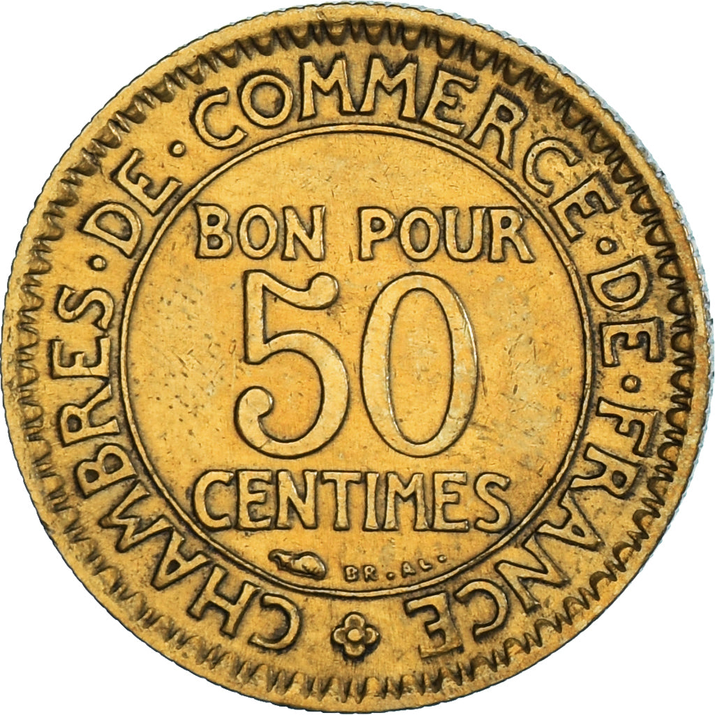 Monnaie, France, Chambre de commerce, 50 Centimes, 1927, Paris, TTB+