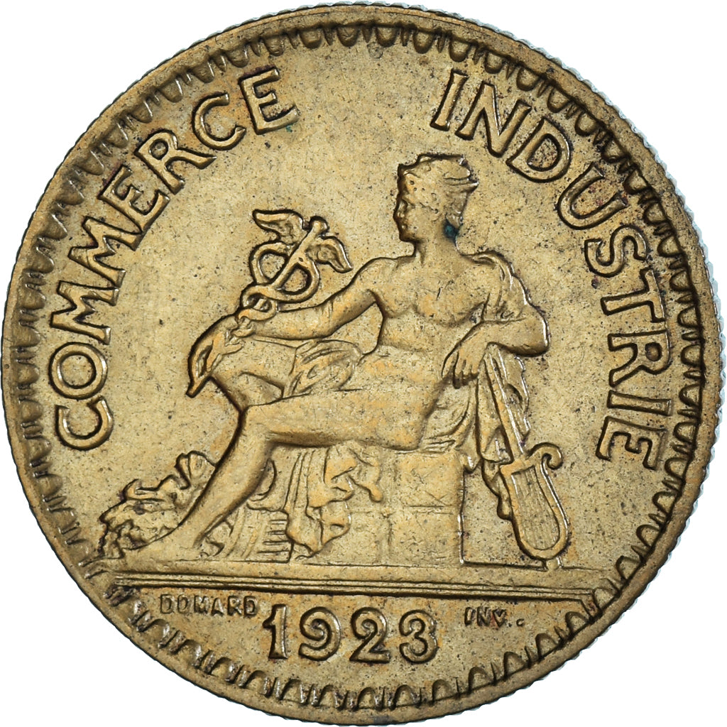 Coin, France, Chambre de commerce, 2 Francs, 1923, Paris, EF(40-45)