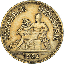 Coin, France, Chambre de commerce, 2 Francs, 1924, Paris, EF(40-45)