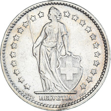 Coin, Switzerland, 2 Francs, 1914, Bern, EF(40-45), Silver, KM:21