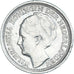 Moneta, Paesi Bassi, Wilhelmina I, 10 Cents, 1937, BB+, Argento, KM:163