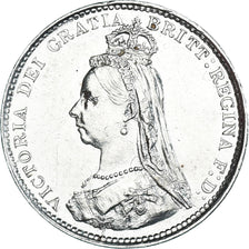 Coin, Great Britain, Victoria, 3 Pence, 1888, AU(55-58), Silver, KM:758
