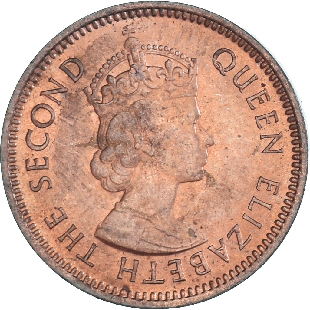 Monnaie, Maurice, Elizabeth II, Cent, 1965, TTB+, Bronze, KM:31