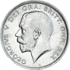 Coin, Great Britain, George V, 1/2 Crown, 1917, AU(50-53), Silver, KM:818.1