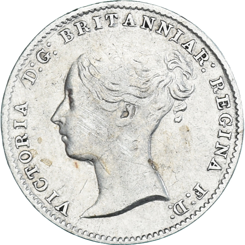 Coin, Great Britain, Victoria, 3 Pence, 1864, VF(30-35), Silver