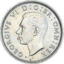 Coin, Great Britain, George VI, Shilling, 1945, AU(55-58), Silver, KM:853