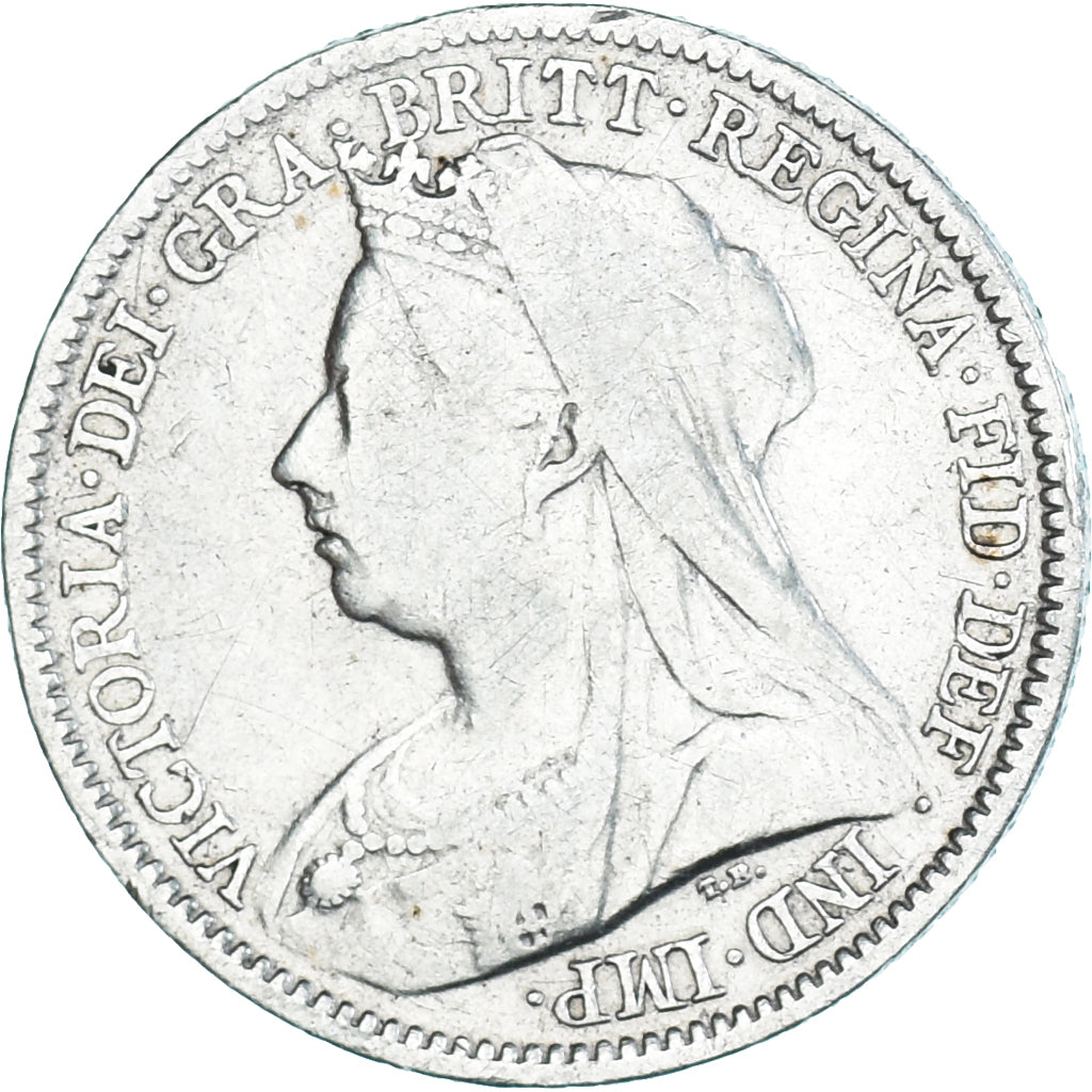 Coin, Great Britain, Victoria, 6 Pence, 1899, VF(30-35), Silver, KM:779